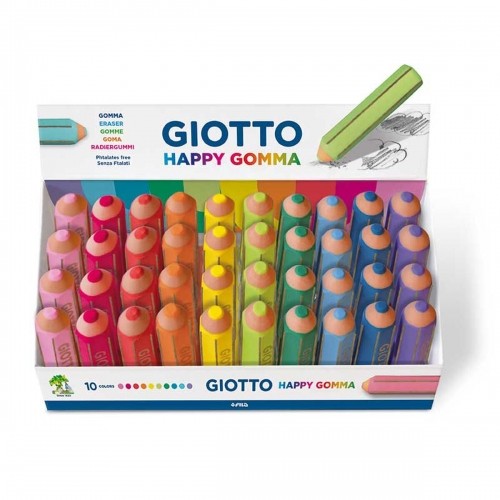Ластик Giotto Happy Gomma Разноцветный (40 штук) image 1