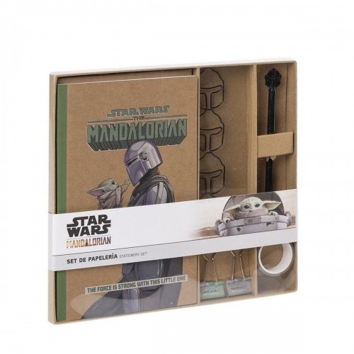 Stationery Set The Mandalorian 10 Pieces Green image 1