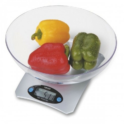 Digital Kitchen Scale Haeger KS-05B.002B 5 kg Black image 1