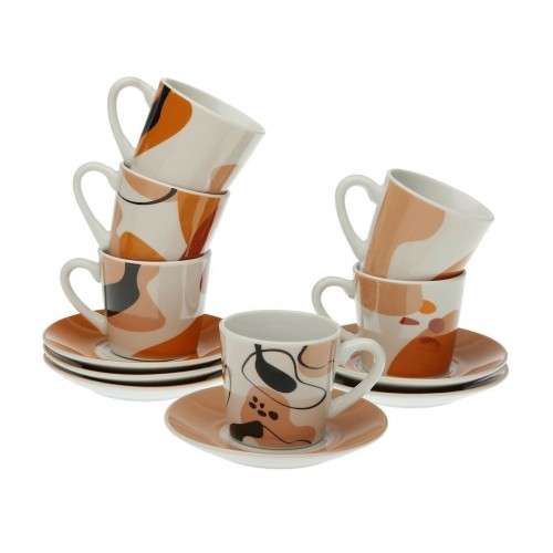 Set of 6 Cups with Plate Versa Katrien Porcelain image 1