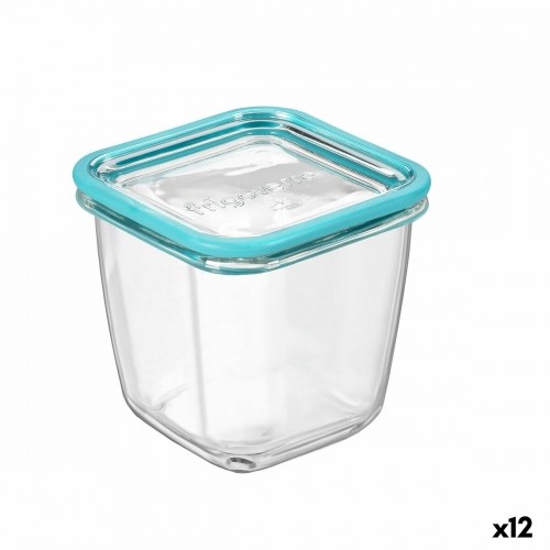 Square Lunch Box with Lid Bormioli Rocco Frigoverre Future Transparent Glass 750 ml (12 Units) image 1