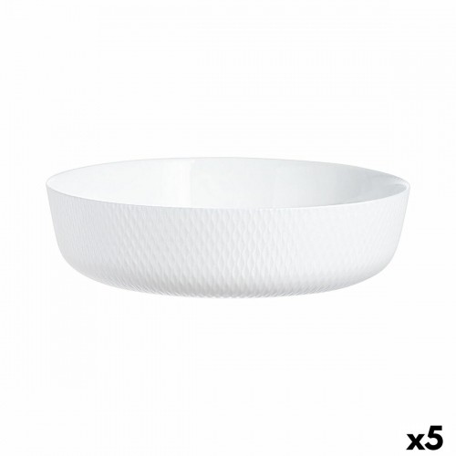 Поднос Luminarc Smart Cuisine Белый Cтекло Ø 26 cm (5 штук) image 1