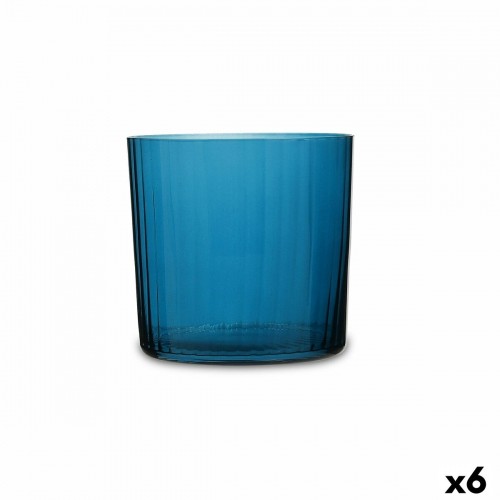 Стакан Bohemia Crystal Optic бирюзовый Cтекло 350 ml (6 штук) image 1