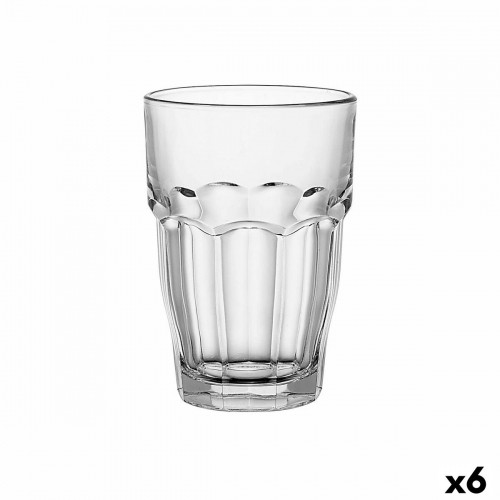 Glass Bormioli Rocco Rock Bar Transparent Glass 370 ml (6 Units) image 1