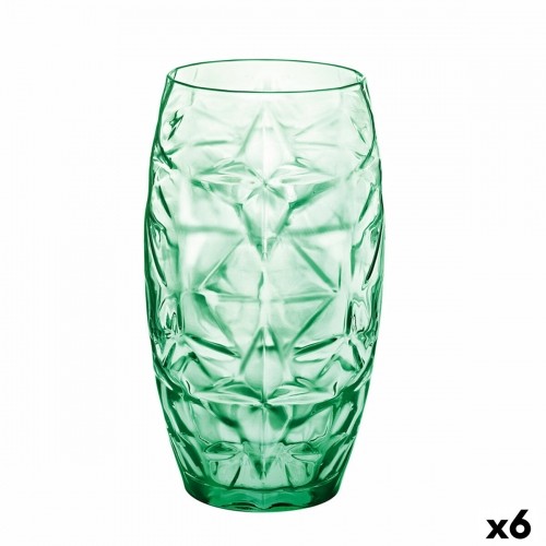 Glass Oriente Green Glass 470 ml (6 Units) image 1