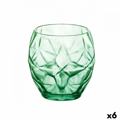 Glass Oriente Green Glass 400 ml (6 Units) image 1