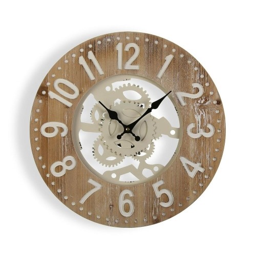 Wall Clock Versa 40 x 4,5 x 40 cm Metal MDF Wood image 1