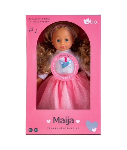 bo. Интерактивная кукла "Maija" (разговаривает на латышском языке), 40 см image 1