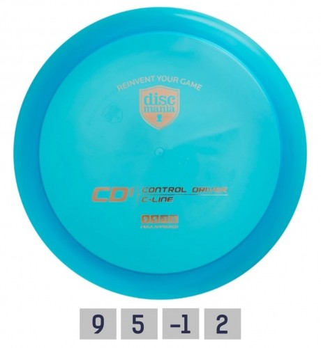 Discgolf DISCMANIA Distance Driver C-LINE CD1 Blue 9/5/-1/2 image 1