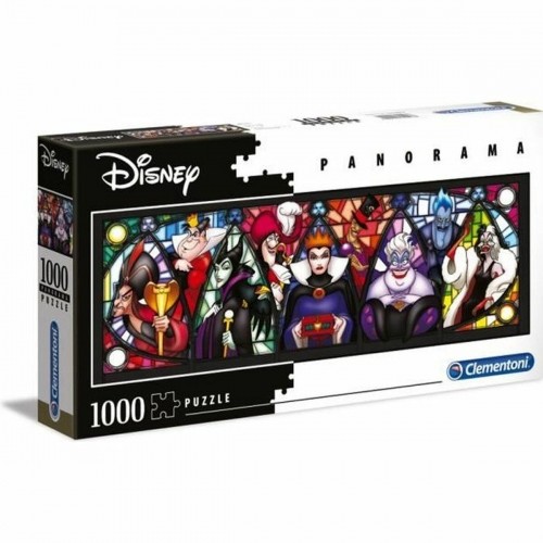 Головоломка Clementoni Villains Disney панорамная 1000 Предметы (1000 Предметы) image 1