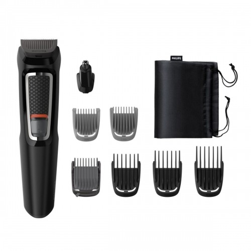 Машинка для стрижки волос Philips Cara y cabello 8 en 1 con 8 herramientas Чёрный Многофункциональный image 1