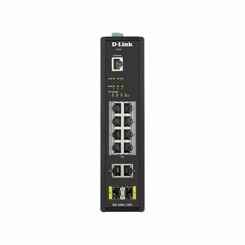 Switch D-Link DIS-200G-12PS Black image 1