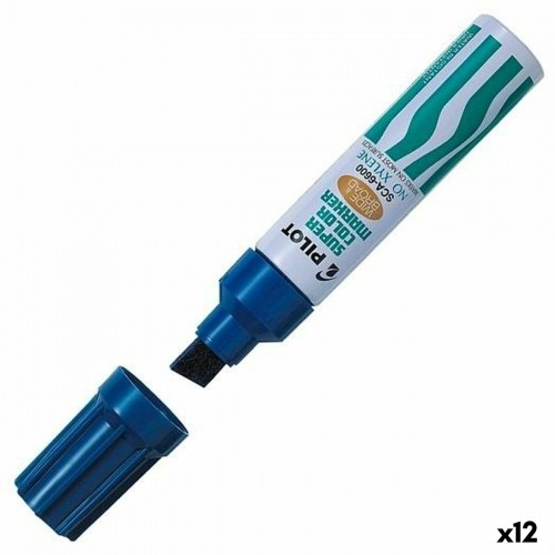 Permanent marker Pilot SCA-6600  Blue (12 Units) image 1