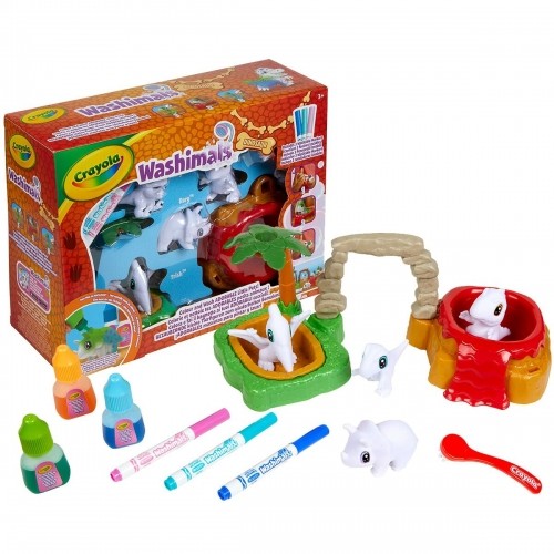 Playset Washimals Dinos Set Jurásico Crayola Washimals Dinosaurs Craft Game image 1