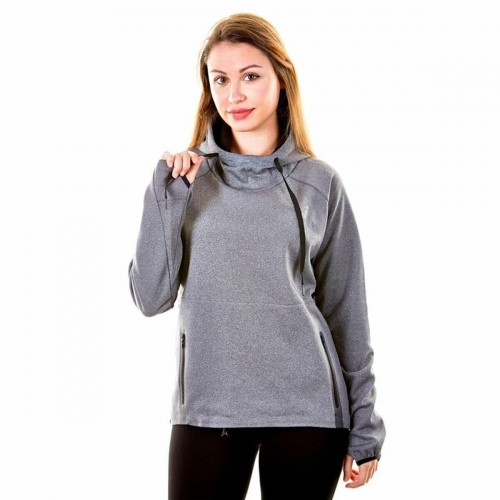 Women’s Sweatshirt without Hood Joluvi Kross Dark grey image 1