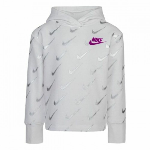 Children’s Sweatshirt Nike Printed Fleeced White image 1