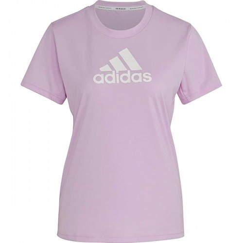 Women’s Short Sleeve T-Shirt Adidas Primeblue Plum image 1
