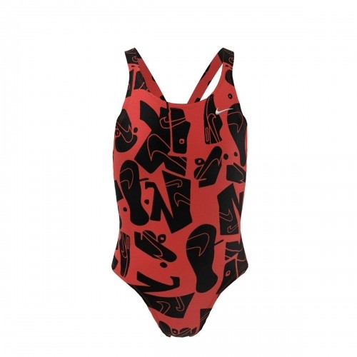 Swimsuit for Girls Nike Crimson Red image 1