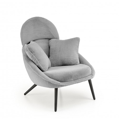 Halmar MERRY leisure chair, grey image 1