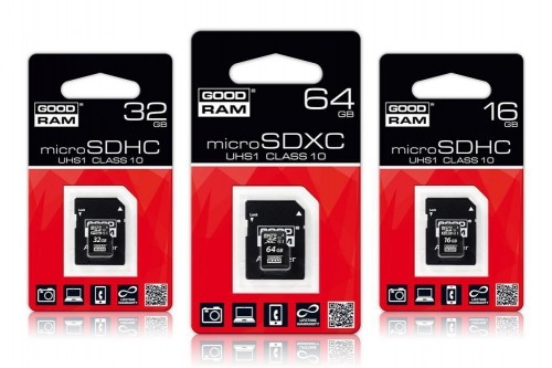 Goodram  
         
       MicroSD 128GB class 10 UHS1 + SD adapter image 1