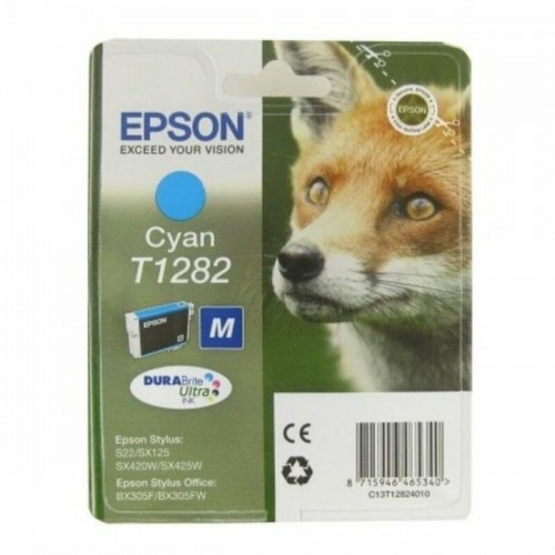 Oriģinālais Tintes Kārtridžs Epson Cartucho Epson T1282 cian Ciānkrāsa image 1