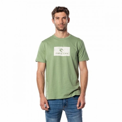 Vīriešu Krekls ar Īsām Piedurknēm Rip Curl Hallmark Zaļš image 1