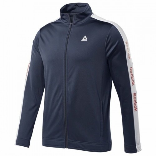 Men's Sports Jacket Reebok Essentials Linear Logo Dark blue image 1