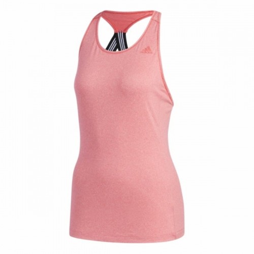 Женская футболка без рукавов Adidas 3 Stripes Tank Розовый image 1
