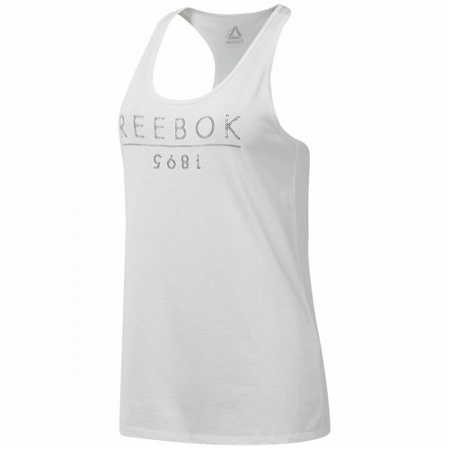 Женская футболка без рукавов Reebok 1895 Race Белый image 1