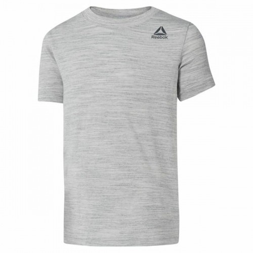 Child's Short Sleeve T-Shirt Reebok Essentials Marble Melange Light grey image 1