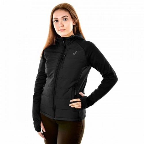 Женская спортивная куртка Joluvi Hybrid Чёрный image 1