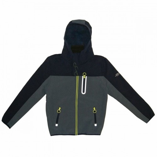 Anorak Joluvi Snaps Children's Black Dark blue image 1