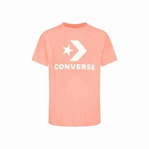 Unisex Krekls ar Īsām Piedurknēm Converse Standard Fit Center Front Large Laša krāsas image 1