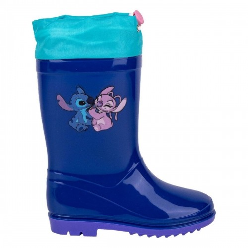Children's Water Boots Stitch Blue image 1
