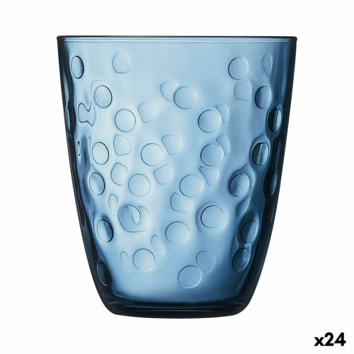 Glass Luminarc Concepto Pepite Blue Glass 310 ml (24 Units) image 1