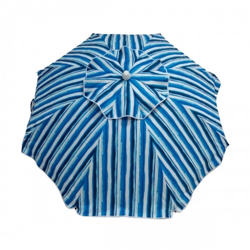 Bigbuy Garden Пляжный зонт Синий Белый Ø 240 cm image 1