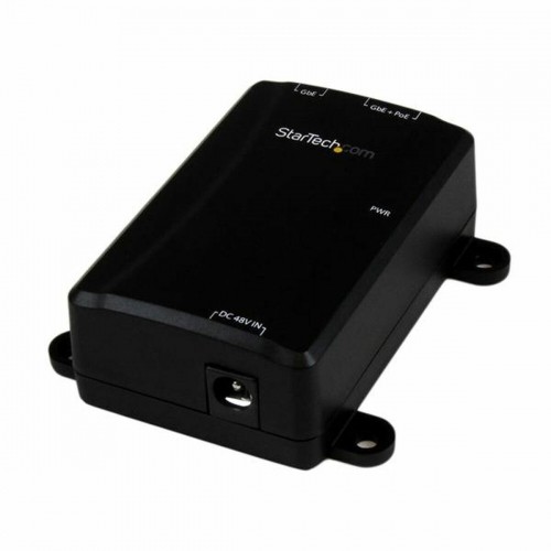 Переключатель Startech POEINJ1GW 1000 Mbps Чёрный image 1