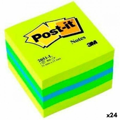Sticky Notes Post-it 2051-L Multicolour 5,1 x 5,1 cm (24 Units) image 1