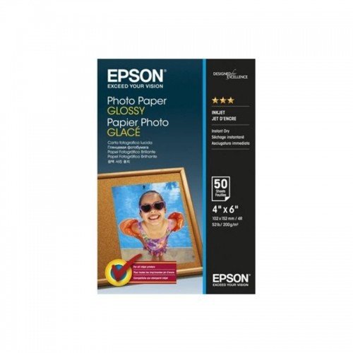 Glossy Photo Paper Epson C13S042547 Brillo (10 x 15 cm) image 1