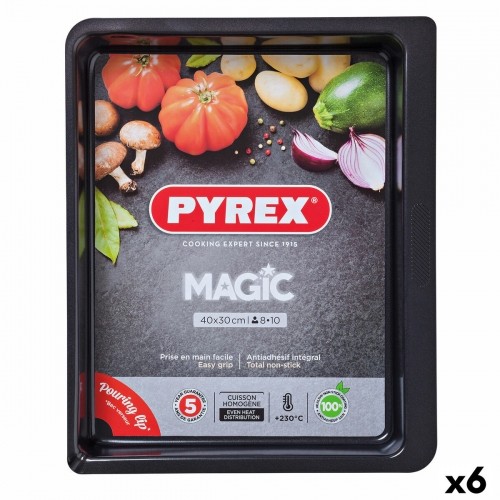 Форма для выпечки Pyrex Magic Прямоугольный Металл 6 штук 40 x 31 cm image 1