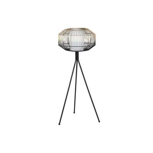 Напольный светильник DKD Home Decor 39 x 39 x 103 cm Чёрный Позолоченный Железо 220 V 50 W image 1