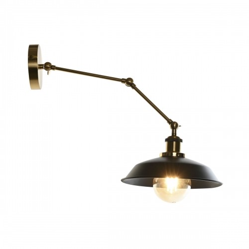 Wall Lamp DKD Home Decor Black Golden Metal 50 W Vintage 220 V 26 x 53 x 23 cm image 1
