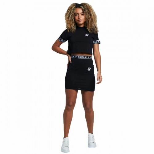 Tennis skirt SikSilk Elastic Black (36) image 1