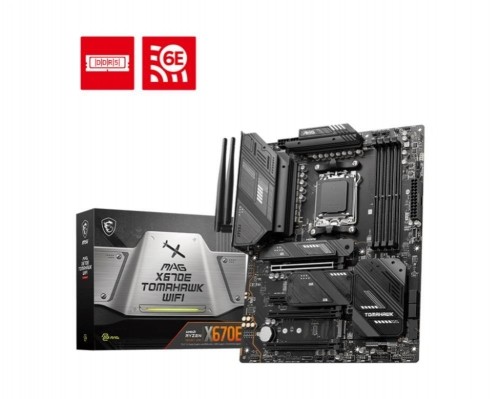 MSI  
         
       MB AMD X670 SAM5 ATX/MAG X670E TOMAHAWK WIFI image 1