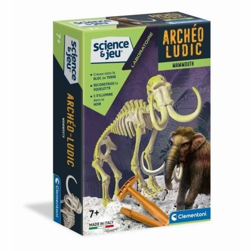 Science Game Clementoni Archéo Ludic Mammoth Fluorescent image 1