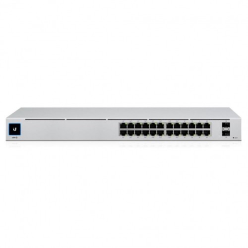 UBIQUITI  
         
       Switch||USW-24-POE|Type L2|Desktop/pedestal|Rack|24x10Base-T / 100Base-TX / 1000Base-T|2xSFP|PoE+ ports 16|95 Watts|USW-24-POE image 1