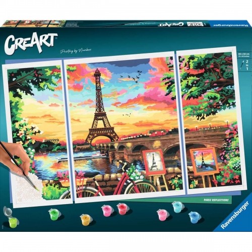 Рисунки для рисования Ravensburger Paris Reflections 80 x 50 cm 4 штук image 1