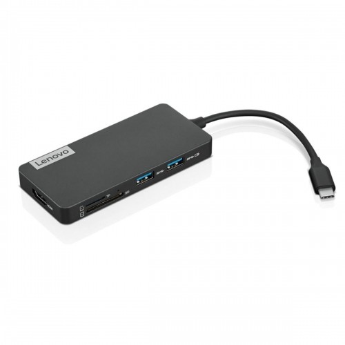 USB-разветвитель Lenovo 4X90V55523 Чёрный image 1