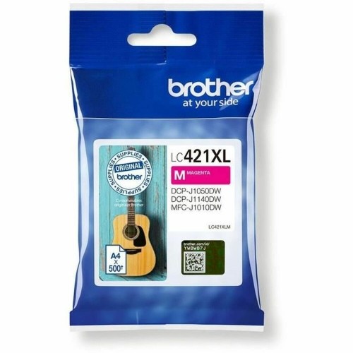 Original Ink Cartridge Brother LC421XLM Magenta image 1