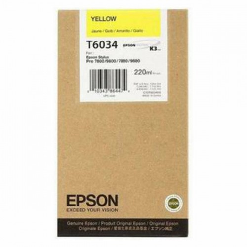 Oriģinālais Tintes Kārtridžs Epson C13T603400 Dzeltens image 1
